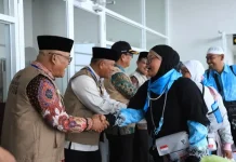 Jamaah Haji Pasbar Kembali ke Kampung