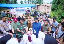 TNI Bangun Empat Jembatan di Dharmasraya Jawab Kebutuhan Masyarakat