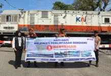KAI Divre II Sumbar Sosialisasi Keselamatan di 30 Titik