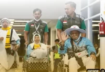390 Jemaah Kloter 13 Debarkasi Padang Tiba, Pemulangan Haji Berlanjut