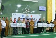 Baznas Agam Salurkan Zakat Rp708 Juta untuk 321 Mustahik di Juni 2026