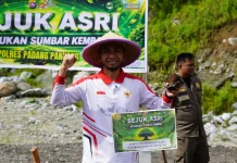 Pemko dan Polres Padang Panjang Tanam 500 Bibit Pohon Buah di Silaing Bawah