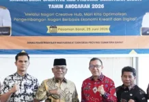 Nagari Sinuruik Pasbar Jadi Percontohan Ekonomi Kreatif Berbasis Digital Sumbar