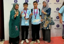 Pelajar SMPN 1 Kota Solok Raih Medali Perak Olimpiade Nasional
