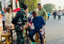 Kesdam XX/Tuanku Imam Bonjol Gelar Pemeriksaan Kesehatan Gratis