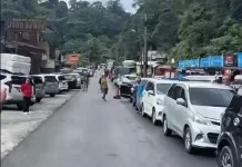 Lalu Lintas Lembah Anai Diberlakukan Buka Tutup imbas Perbaikan Ruas Jalan