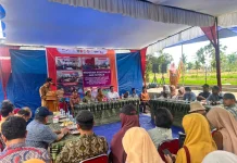 Seknas SDGs Tinjau Praktik Baik Sekolah Lapang Mina Padi di Agam