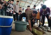 Yota Balat Resmikan Pembangunan Rumah Bantuan untuk Rumah Tidak Layak Huni