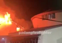 Kompleks Pemko Padang di Sawahan Terbakar, Kerugian Capai Rp1,8 Miliar