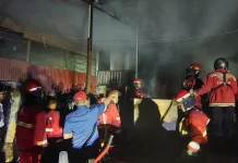 Gudang Kopra Padang Selatan Kota Padang Terbakar