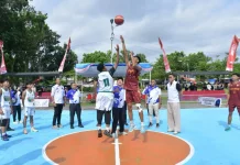 Kejuaraan Basket Antar Klub se-Sumbar Meriahkan HUT Lubuk Basung Ke-33