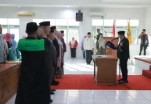 Bupati Tanah Datar Lantik Enam Pejabat Berdasarkan Manajemen Talenta