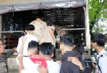 Satpol PP Padang Amankan 10 Pelajar Bolos di Jalan Taman Siswa