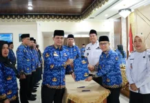 Disaksikan Wali Kota, Dewan Pengurus KORPRI Pariaman 2024–2029 Resmi Dikukuhkan