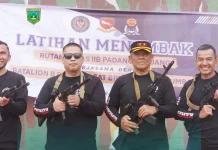Kakanwil Ditjenpas Sumbar Ikuti Latihan Menembak Perkuat Sinergi Antarinstansi