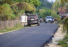 Pemkab Dharmasraya Percepat Perbaikan Jalan Kawasan Eks RSUD Sungai Dareh