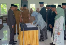 Lantik 134 Pejabat, Bupati Lima Puluh Kota Tekankan Integritas dan Kinerja Prima