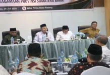Indeks Kerukunan Umat Beragama Sumatera Barat Tembus Posisi 5 Besar Nasional