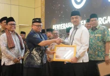 Agam Terima Penghargaan Kementerian Haji dan Umrah Republik Indonesia
