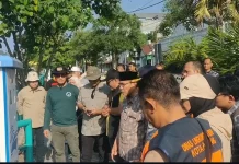 Satpol PP Kawal Peninjauan Lokasi HJK Padang Ke-357