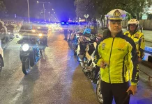 Satlantas Polresta Padang Siaga Urai Kemacetan Malam Minggu Kota