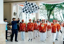 Semangat Kemerdekaan Warnai Jalan Santai HUT Ke-81 RI di Solok Selatan