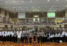 Ditlantas Polda Sumbar Edukasi 3.000 Mahasiswa Baru UNP Tertib Berlalu Lintas