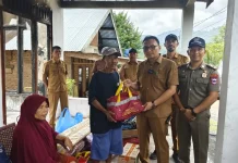Pemkab Pasbar Salurkan Bantuan bagi Korban Kebakaran di Talamau