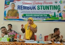 Dinkes Pessel Kawal Pelaksanaan Rembuk Stunting di Nagari Siguntur Tua