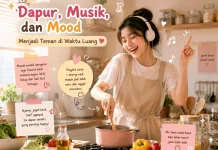 Dapur, Musik dan Mood Menjadi Teman di Waktu Luang