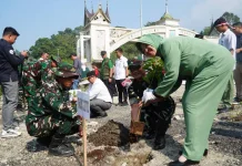Pemko Bersama Kodam XX/TIB Hijaukan Kembali Kawasan Bekas Galodo