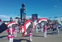 Pawai Alegoris Pasbar Semarakkan Kemerdekaan ke-81 Republik Indonesia