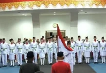 Pengukuhan Paskibraka 2026 Pasbar Selesai, Siap Kibarkan Merah Putih