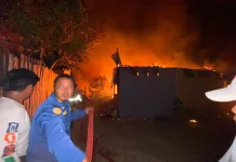Enam Rumah Terbakar di Padang Tiakar, Enam KK Terdampak