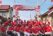 HUT ke-81 RI, Warga Gang Merdeka I Bangkitkan Gotong Royong