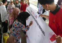KAI Sumbar dan Railfans Kampanyekan Anti Pelecehan Seksual