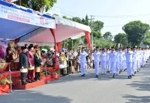Pawai Alegoris Meriahkan HUT RI Ke-81 di Agam