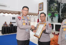 IKPA Sempurna, Polresta Padang Raih Penghargaan Kapolri