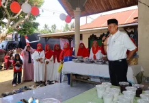 Semarak HUT RI ke-81, Warga Koto Panjang dalam Gelar Jumat Berkah Bersama Anak Yatim