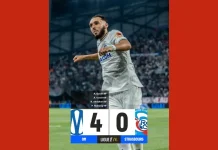 Marseille Tekuk Strasbourg Empat Gol tanpa Balas