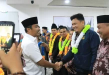 Tiga Kali Juara Umum, Kafilah Korpri Sumbar Disambut Wagub