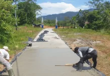 Dinas Perkim Kota Padang Pacu Pembangunan Jalan dan Drainase Permukiman