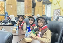 Lima SMP Bersaing Pamerkan Inovasi Lomba Sekolah Sehat di Balai Kota Padang