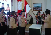 Kwarcab Padang Panjang Pertama Lantik Pengurus Saka POM