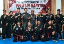 Jelang Porprov XVI 2026, Hapkido Sumbar Gelar Coaching Clinic