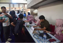 Menjelang Pertandingan Atlet Padang Pariaman Lakukan Pemeriksaan Kesehatan