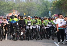 Sebanyak 1.500 Pesepeda Meriahkan Fun and Adventure Padati Marancah Pariaman
