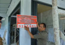 Bangunan Tak Berizin di Payakumbuh Ditertibkan
