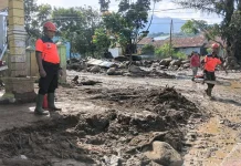 BPBD Padang Bantu Penanganan Pasca Bencana Galodo Kabupaten Solok