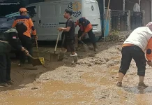 BPBD Padang Kirim Personel Bantu Penanganan Banjir Bandang Solok